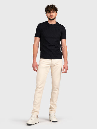 Slim jeans in ecru colour - 5