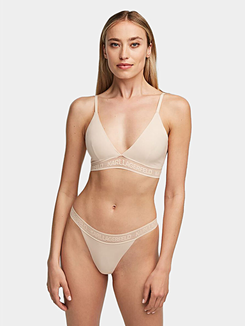 KARL bra with logo detail - 3
