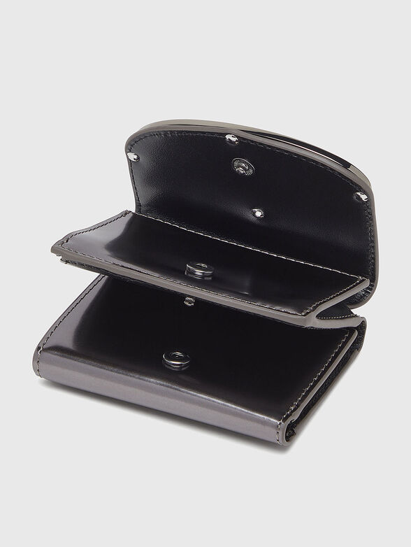 1DR leather wallet with oval logo - 4