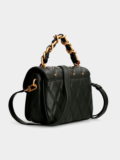 TRIANA bag with metal elements in dark gold color - 4