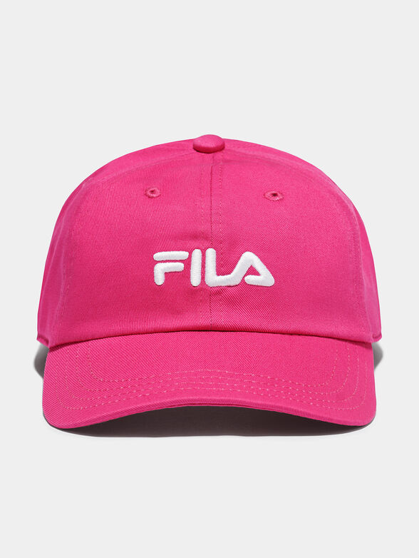 Baseball cap in fuxia color - 1
