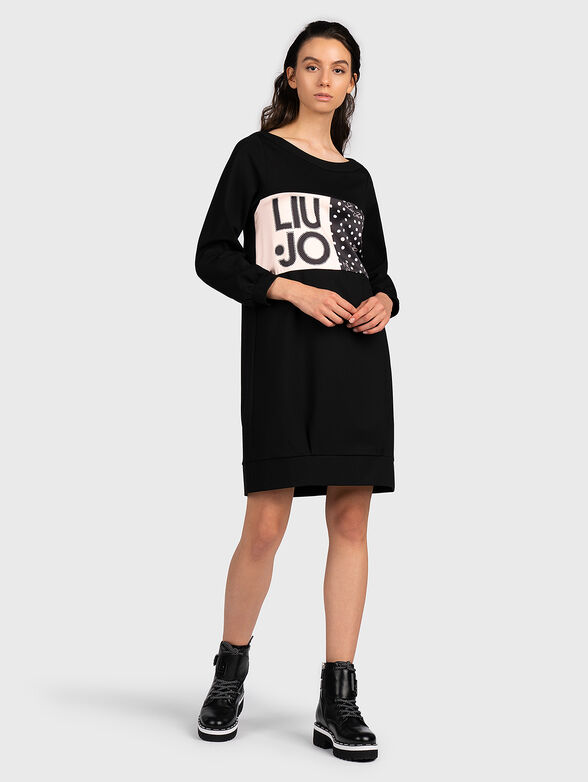 Dress with saitin insert - 2