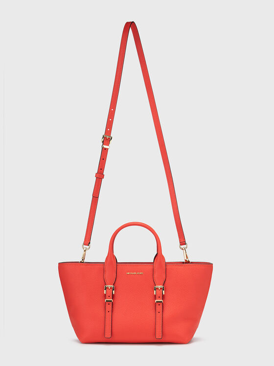 Leather bag with logo - 2
