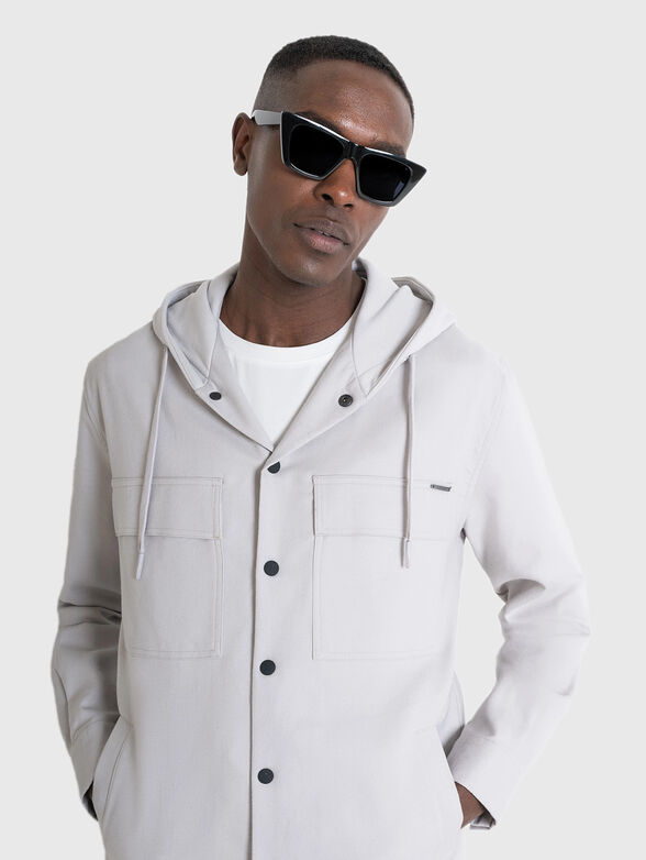 Black shirt with hood - 4