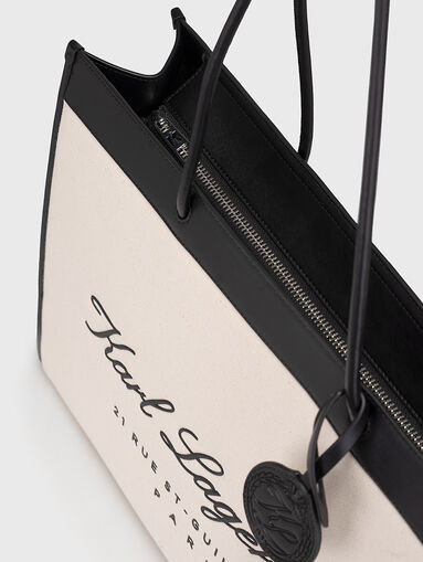 HOTEL KARL bag with logo print - 4