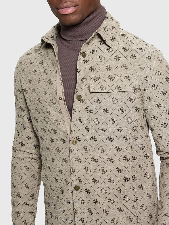 Shaket with monogram print - 4