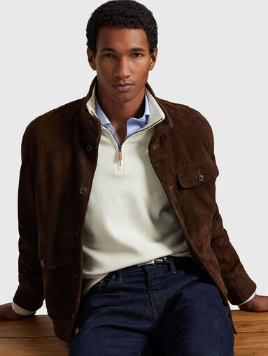 Cotton sweater with zip - 4