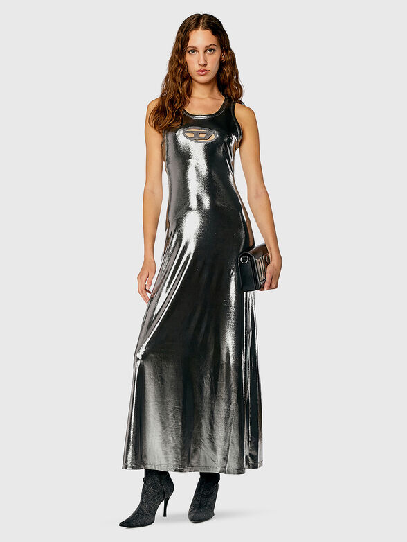D-LYNY long dress with metallic effect - 1