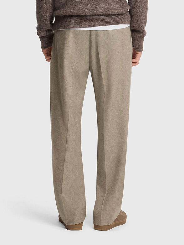 BECKHAM x BOSS relaxed fit trousers in virgin wool - 2