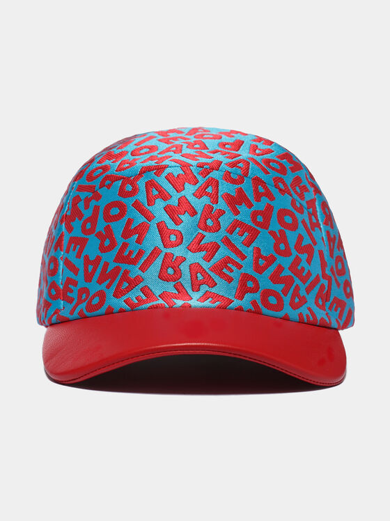 Baseball cap with embroidered letters - 1