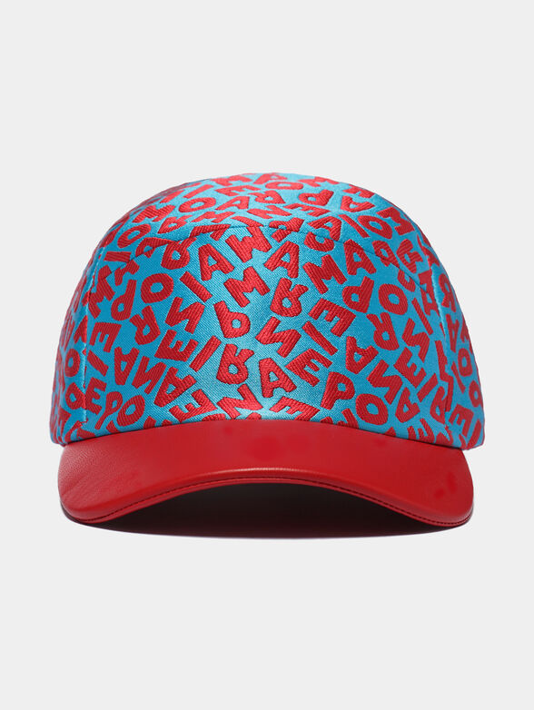 Baseball cap with embroidered letters - 1