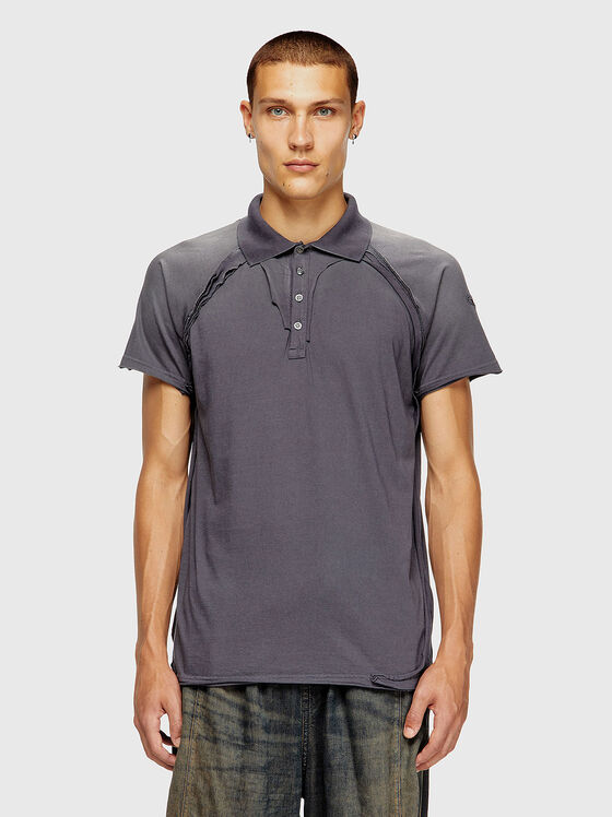 Памучен поло-шърт T-NORY с лого - 1