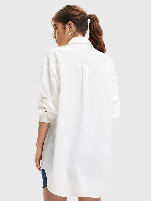 DAPHNE white shirt with print - 3