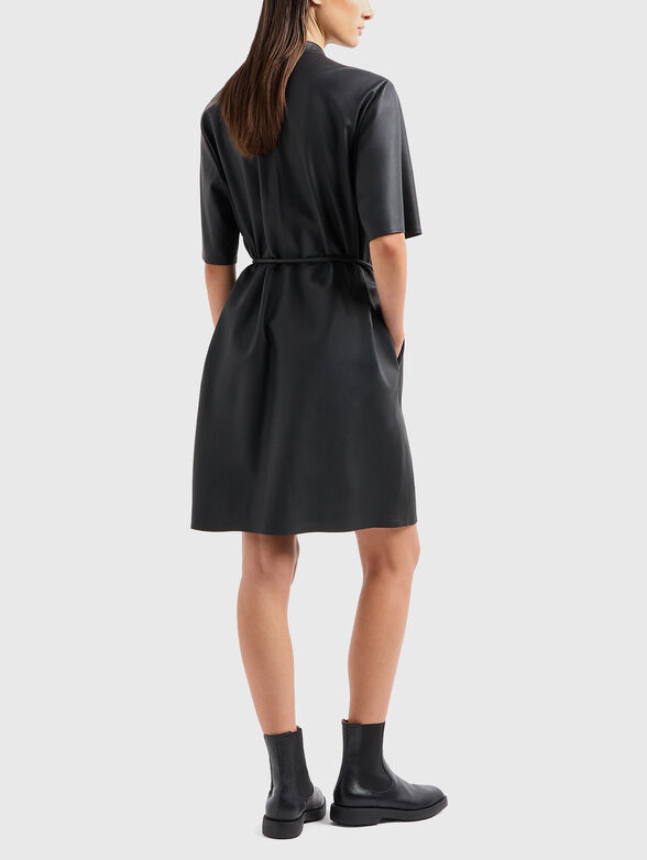 Mini dress with waist belt - 3