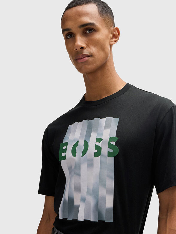 Round neck T-shirt with print - 3