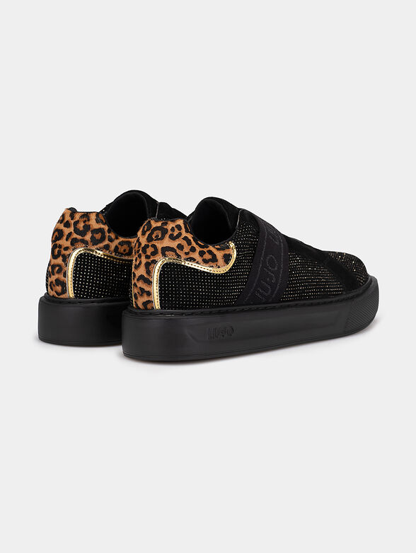 KYLIE Sneakers with brocade accents - 3