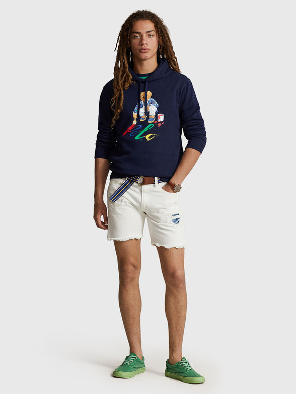 Hooded sweatshirt with Polo Bear print - 2