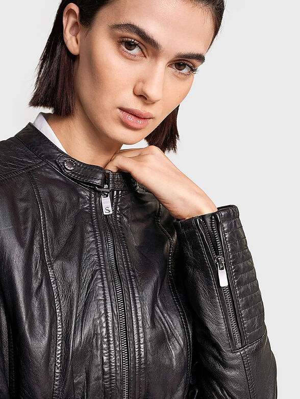Genuine leather jacket - 4