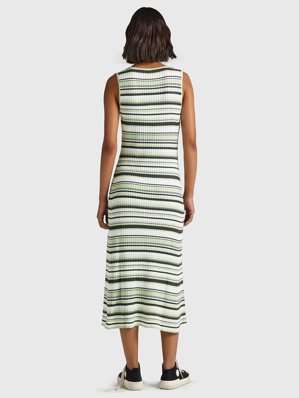DORIS striped dress from elastic rips - 2