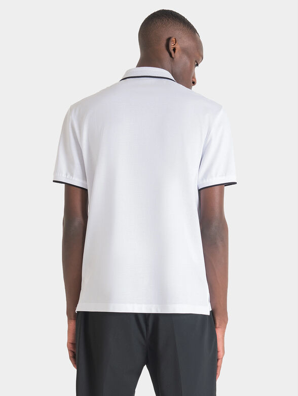 Black polo-shirt with animal print - 2