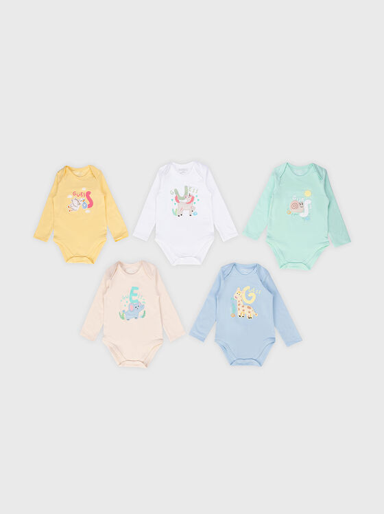 Set of five bodysuits - 1