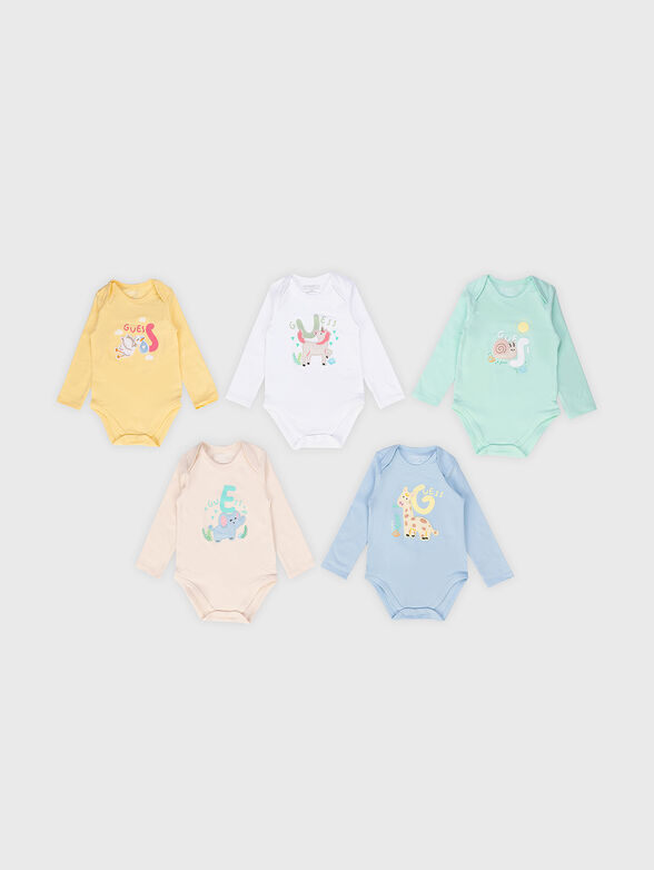 Set of five bodysuits - 1