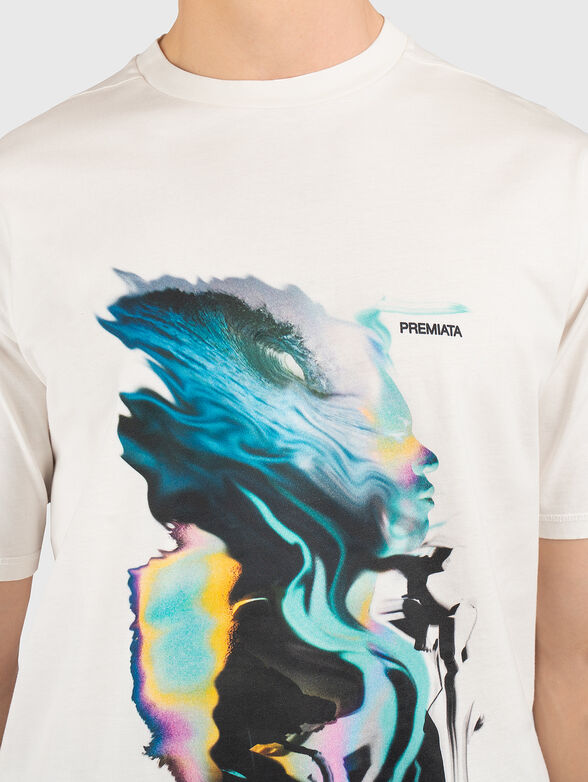 T-shirt with contrasting print - 6