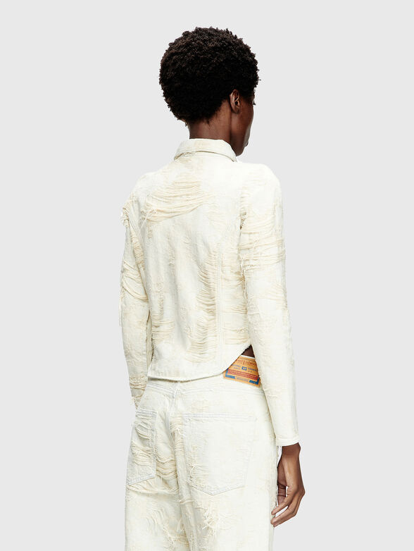 DE-MADELINE-FSG denim shirt with rips - 3