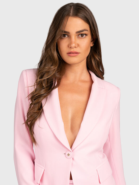 Single breasted pink blazer - 3