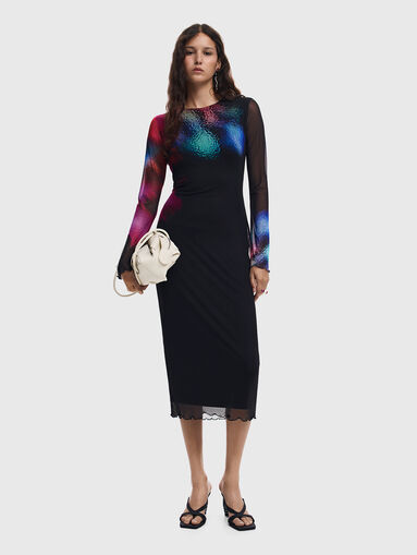 Midi dress with print - 5
