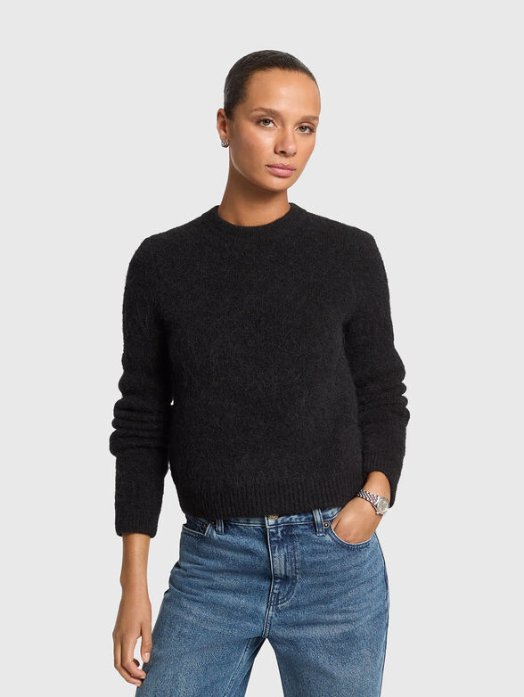 Black alpaca sweater - 1