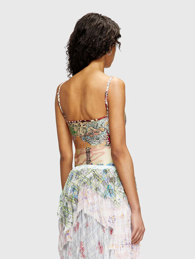 T-ASSA print bodysuit - 3
