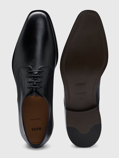 Elegant black leather shoes - 5