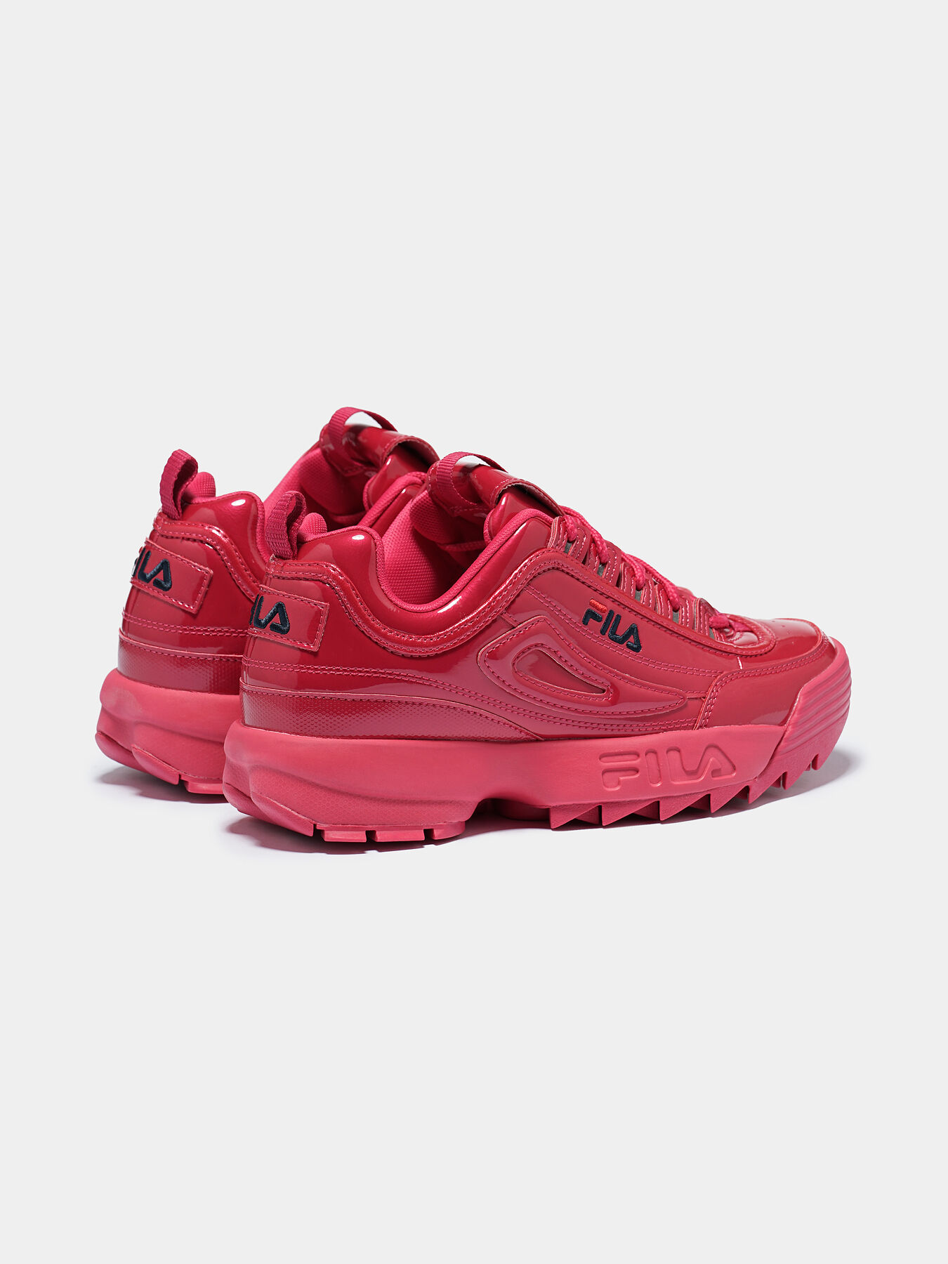 DISRUPTOR P Patent look black sneakers brand FILA Globalbrandsstore en