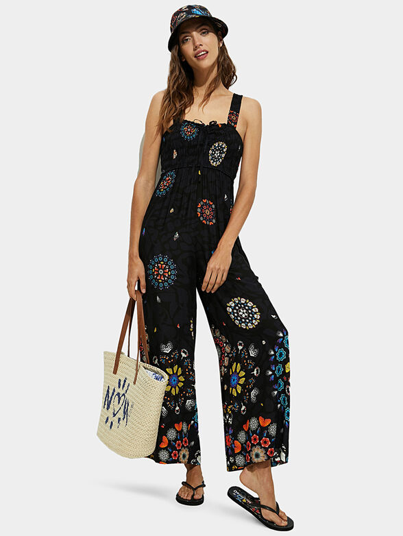 BOLONIA Jumpsuit with contrasting print - 1