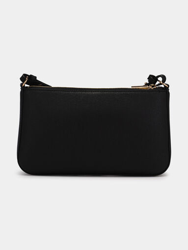 Black crossbody bag with laser perforations - 3