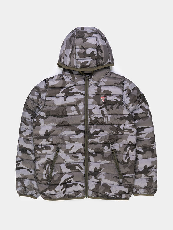 Jacket with camouflage print - 1