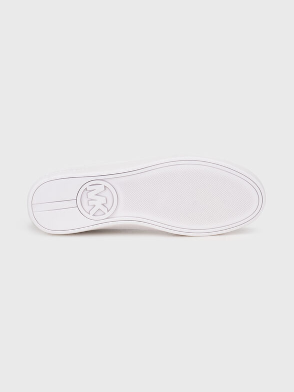Leather sneakers with monogrammed logo motifs - 5