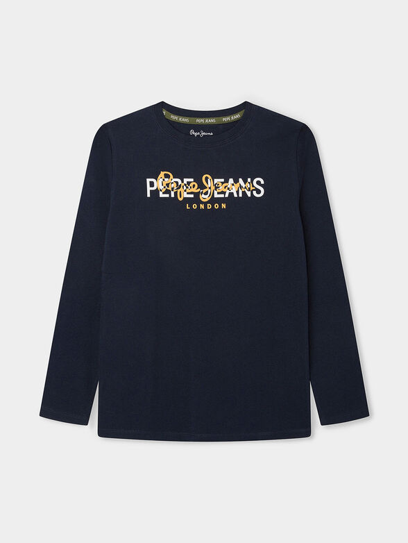 RANDALL blue blouse with long sleeve  - 1