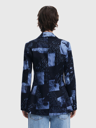 VERONA blazer with print - 3