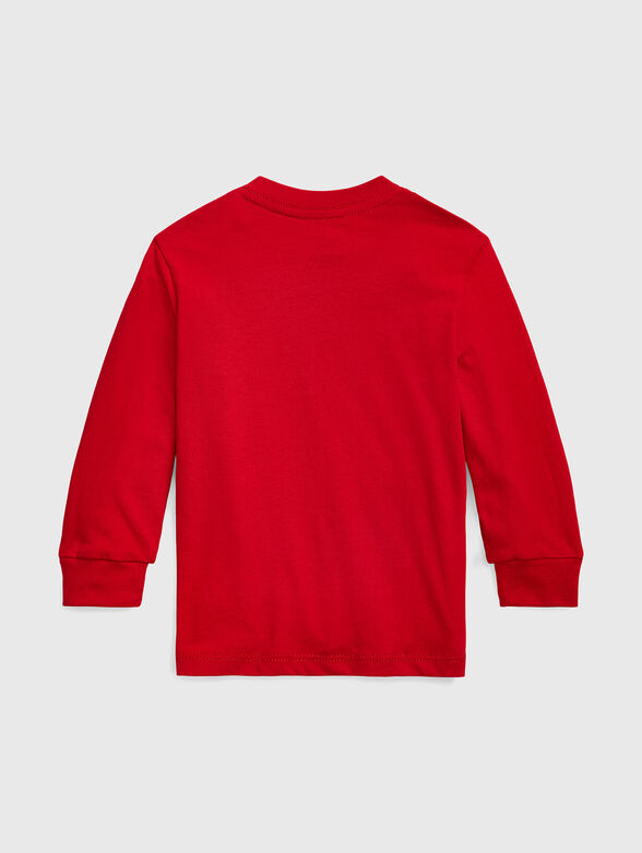 Long-sleeve blouse with embroidered logo - 2