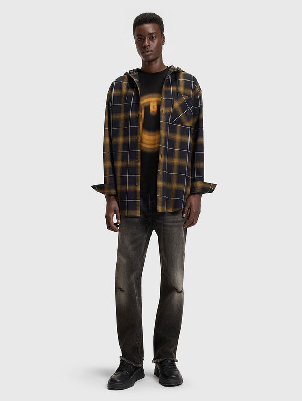 White unisex T-shirt with logo print - 2