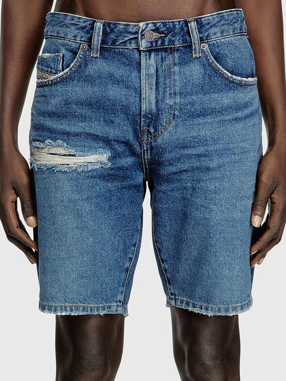 D-FIN short denim pants - 3
