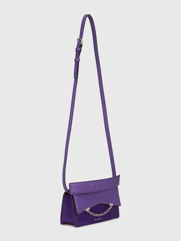 Small crossbody bag in brown colour - 2
