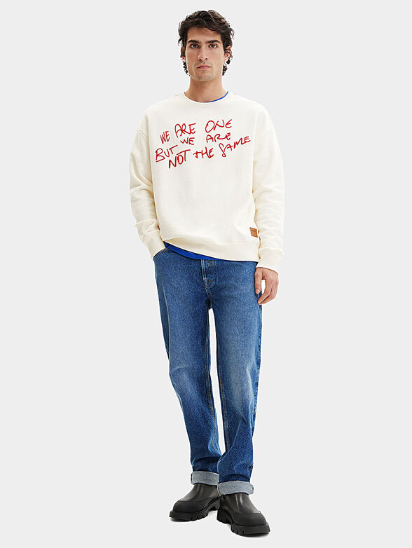 Sweatshirt with contrasting print - 2