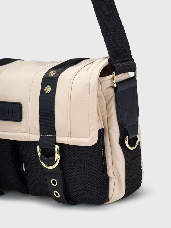 Crosbody nylon bag with buckles - 5