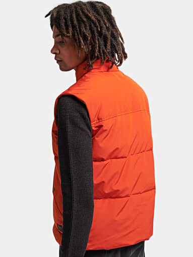 Padded gilet in black color - 3