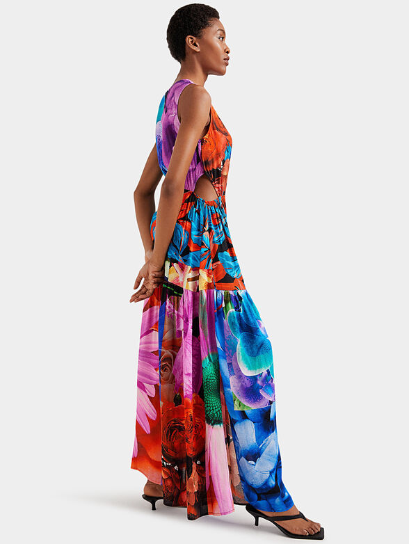 Long dress with floral print - 6