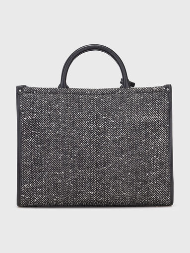 Bag  from eco leather and textile - 3