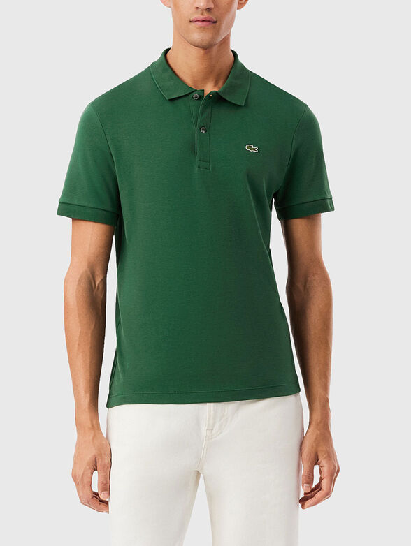 Short sleeve cotton polo shirt - 1
